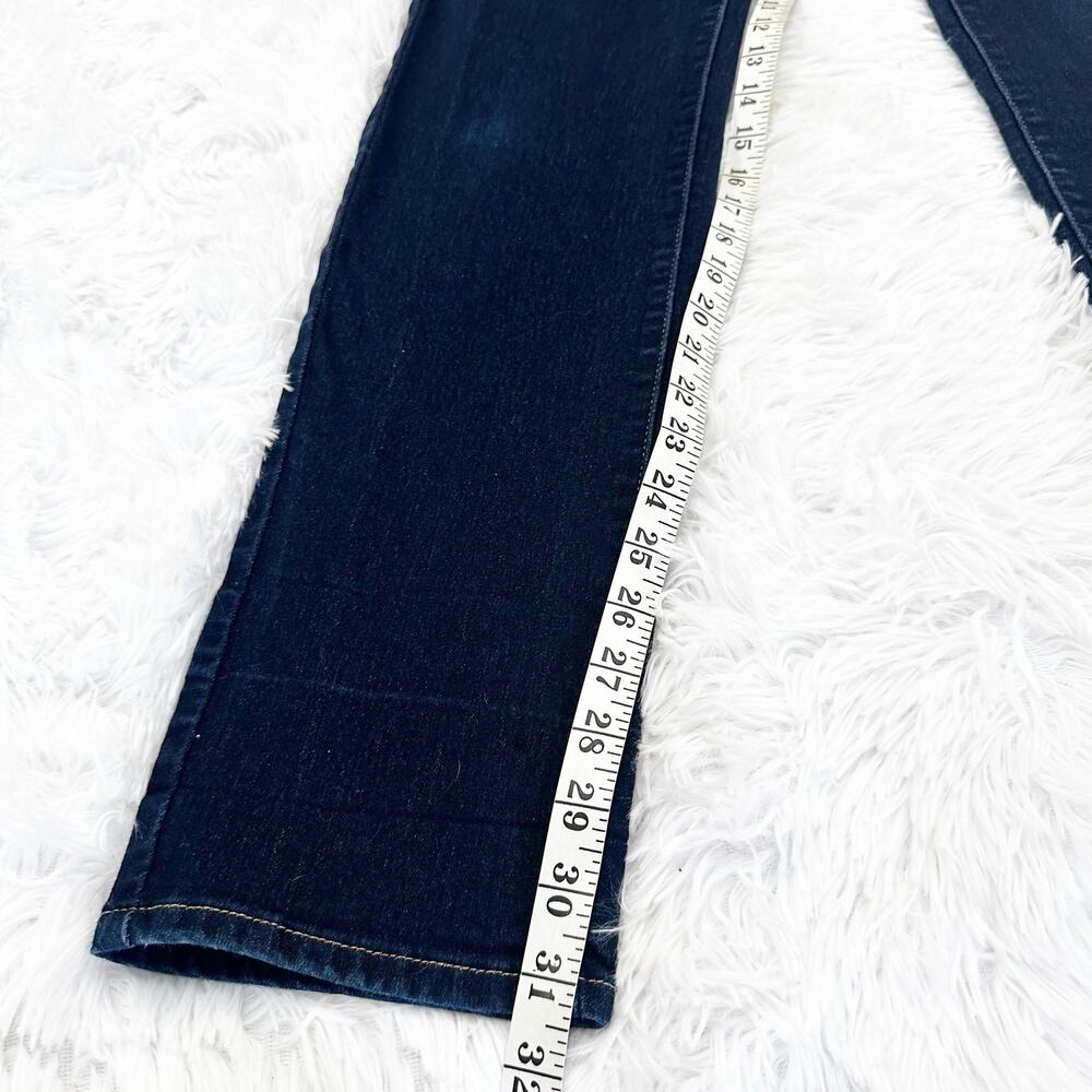 Levi's 724 High Rise Straight Jeans Women's 28 Dark Wash Stretch WaterLess - Picture 2 of 7